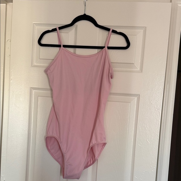 Balera Soft Pink Spaghetti Strap Leotard - Picture 1 of 2
